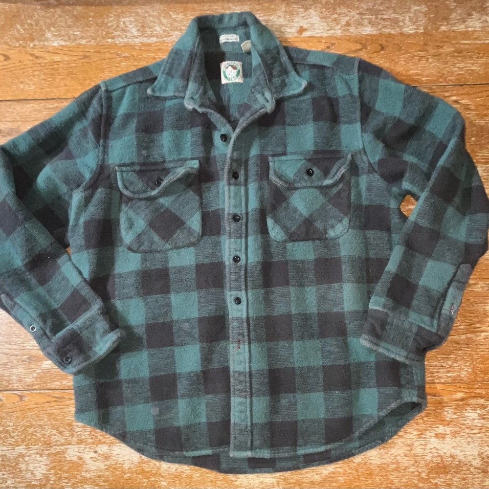 Vintage Appalachian Trail Thick Button-Up Shirt Shacket, Size Large